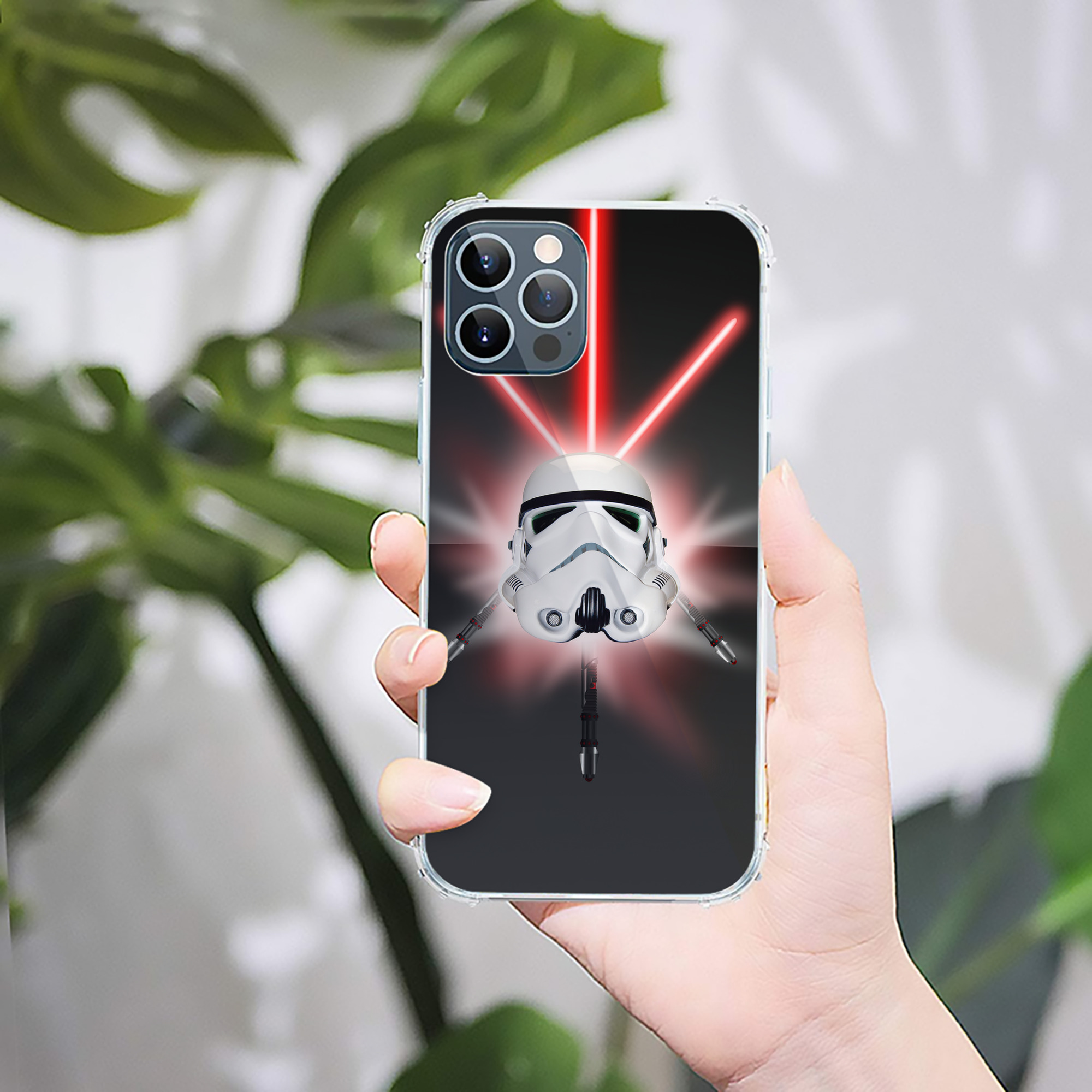 （画像用） スター・ウォーズ Star Wars 【iPhone 12シリーズ対応】透明スマホケース（クリアソフトケース）
